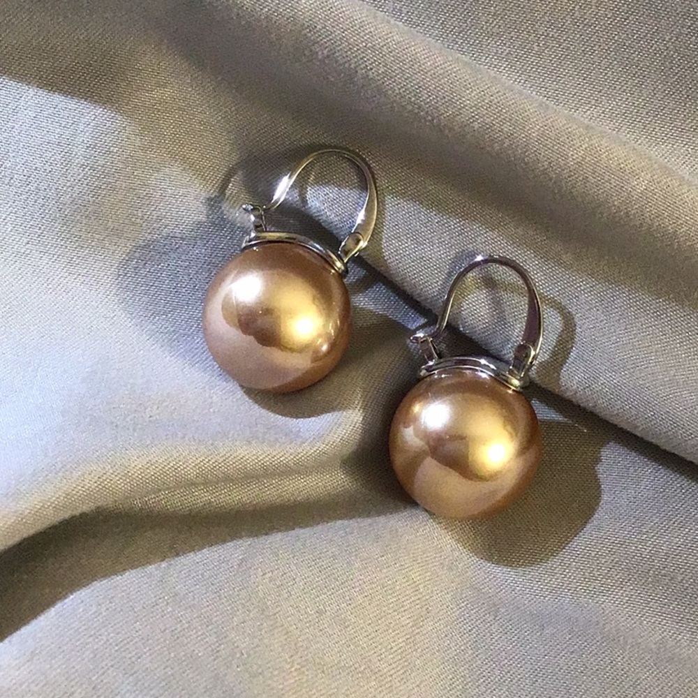 Large Pearl Earrings